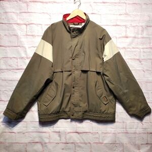 VTG Tourney Jacket Mens Large Green Gore Tex Waterproof Windbreaker 90s Outdoors